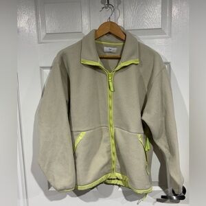 TNA Kids Cream Jacket with Neon Highlights